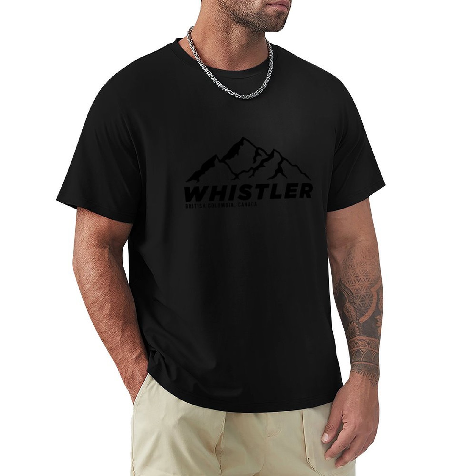 Mountain Biking Whistler - T-shirt Sportiva Assorbente del Sudore 
