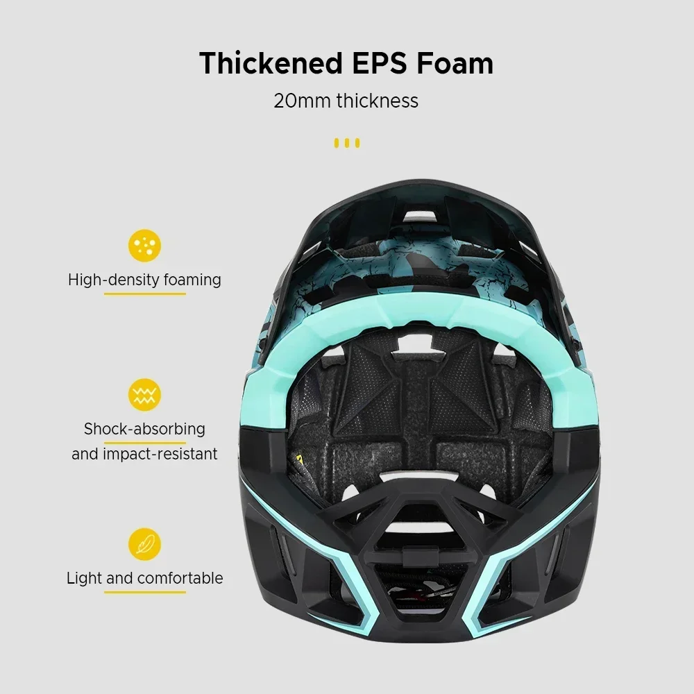 Attrezzatura da ciclismo di si - Mountain Biking Helmet Full Face recensione e prezzo