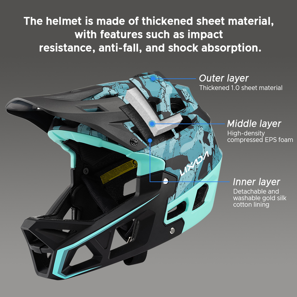 Casco integrale per Mountain B - Mountain Biking Helmet Full Face recensione e prezzo