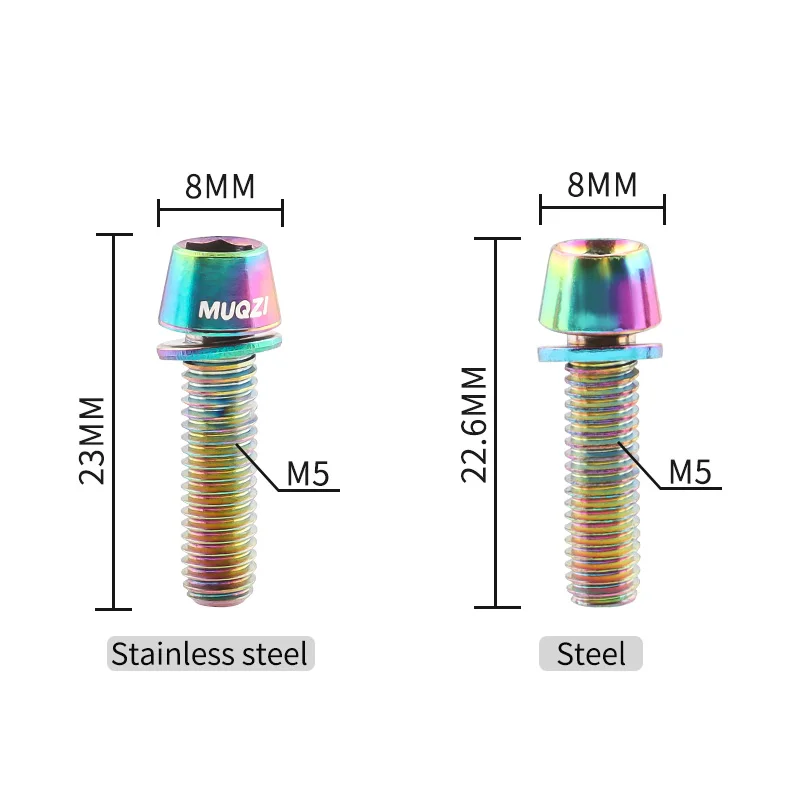 MUQZI 6pcs bulloni stelo M5x17 - Handlebar Riser Stem recensione e prezzo
