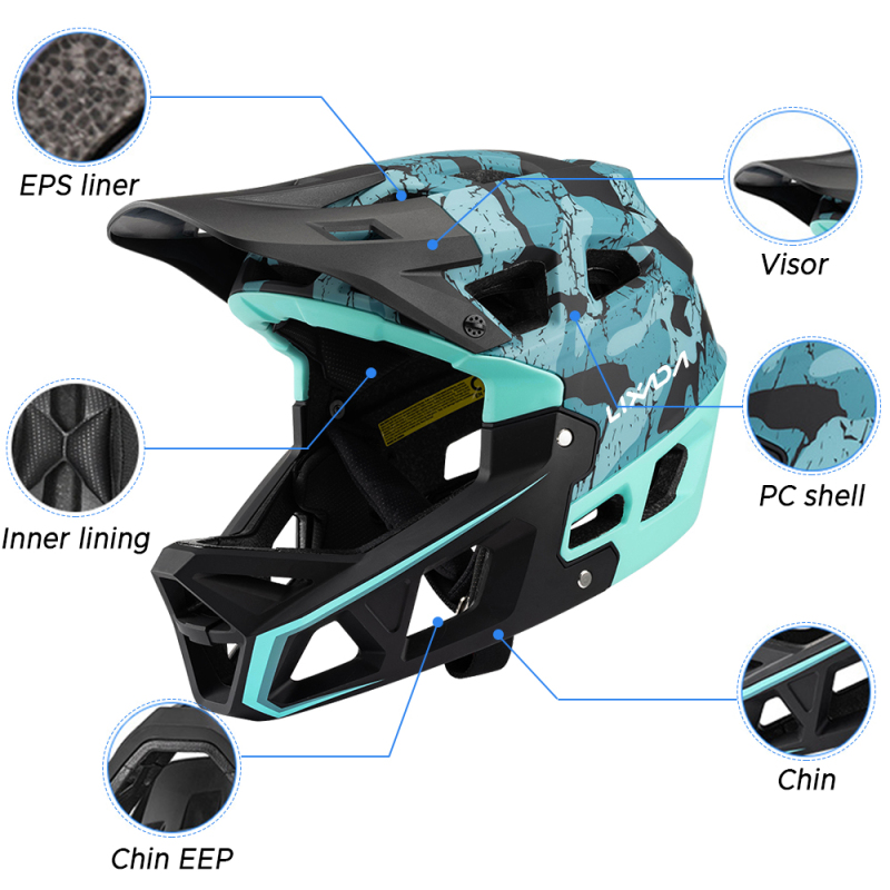 Casco integrale per Mountain B - Mountain Biking Helmet Full Face recensione e prezzo