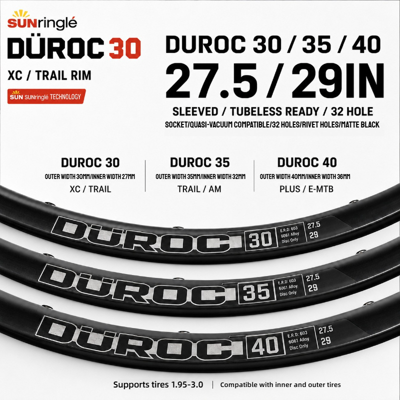 Cerchi MTB Sunringle DUROC 30  - Mountain Biking Trails recensione e prezzo