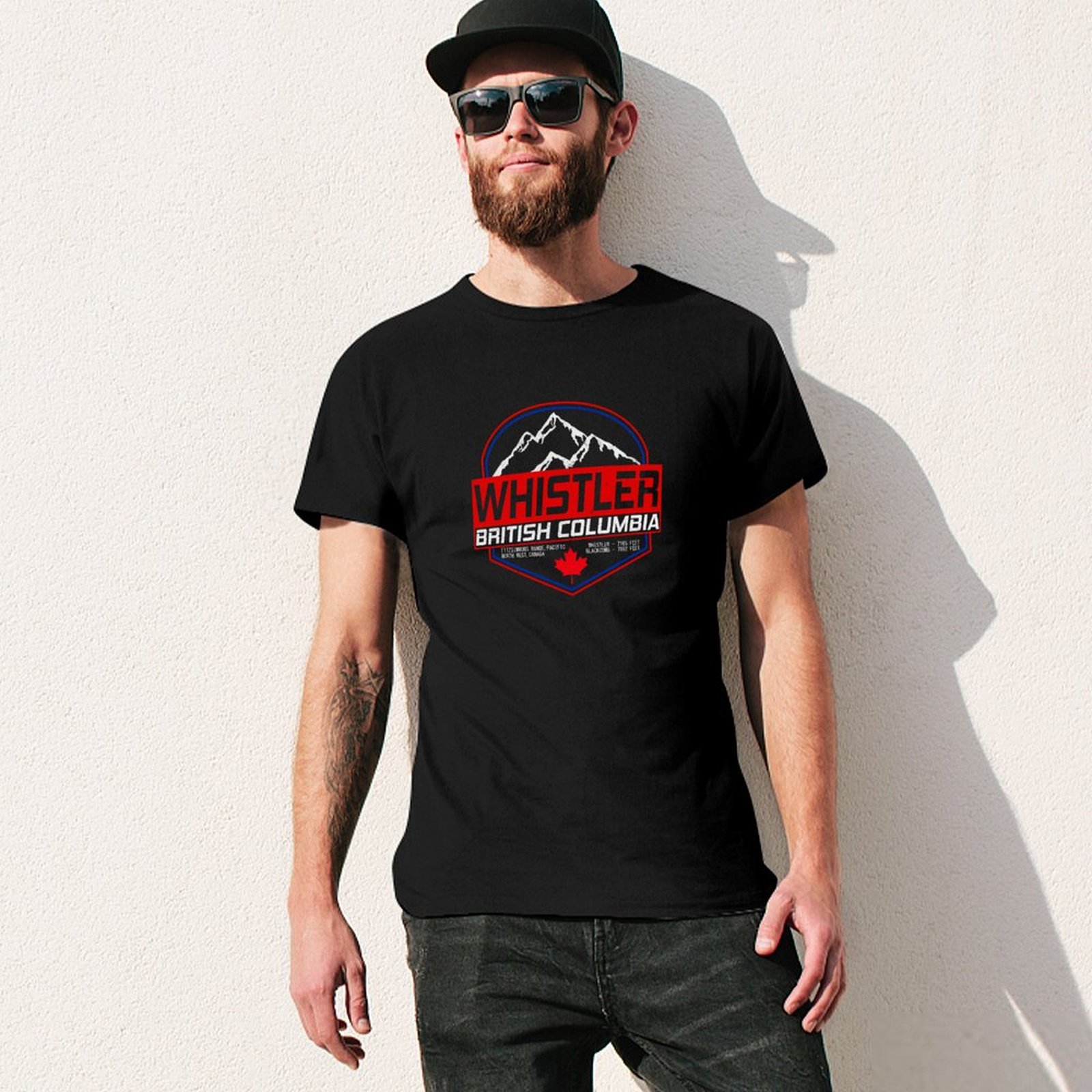 T-Shirt Retro Ski Whistler B.C - Mountain Biking Whistler recensione e prezzo